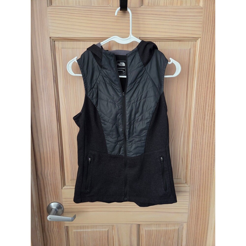 The North Face Women's Black Hooded Vest Small